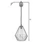 Lampa wisząca BENIGNE I czarna w kształcie diamentu I sklep meblowy MIRAT.