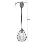 Lampa wisząca BENDINNI I czarna w stylu industrialnym I sklep meblowy MIRAT.