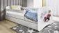 Łóżko dziecięce BABY DREAMS formula 1 180 ze stelażem | MIRAT.  kolekcja BABY DREAMS