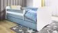 Łóżko dziecięce BABY DREAMS 180 z szufladą i materacem | MIRAT. kolekcja BABY DREAMS