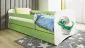 Łóżko dziecięce BABY DREAMS 180x80 mały dino z szufladą | MIRAT. w stylu kolekcja BABY DREAMS