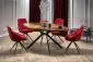 Stół LOCARNO 170x90 orzech/czarny owalny firmy Halmar | MIRAT. styl LOFT