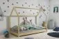 Łóżko domek BELLA 80x160 sosna drewniane polskiej produkcji | MIRAT.