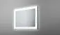 Kwadratowe lustro wiszące ADAGIO 60x60 z oświetleniem LED | MIRAT.