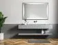 Kwadratowe lustro wiszące RENY 60x60 z oświetleniem LED | MIRAT.