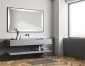 Nowoczesne lustro wiszące RENY 100x63 z oświetleniem LED | MIRAT.