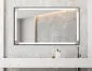 Designerskie lustro wiszące SILVIA 120x65 z oświetleniem LED | MIRAT.