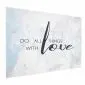 Plakat With love 90x60 cm bez ramy bez marginesu | MIRAT.