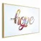 Plakat Hope 90x60 cm z ramą złotą bez marginesu | MIRAT.