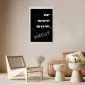Plakat When 29,7x42 cm bez ramy z marginesem | MIRAT.