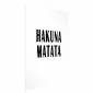 Plakat Hakuna Matata 29,7x42 cm bez ramy bez marginesu | MIRAT.