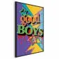 Plakat Good Boys 21x30 cm z ramą czarną bez marginesu | MIRAT.