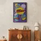 Plakat Kaboom 40x60 cm z ramą czarną bez marginesu | MIRAT.