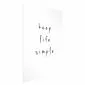 Plakat Simple 21x30 cm bez ramy z marginesem | MIRAT.