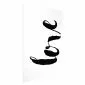 Plakat Czarne Love 21x30 cm bez ramy z marginesem | MIRAT.