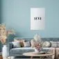 Plakat Simple Love 29,7x42 cm bez ramy z marginesem | MIRAT.