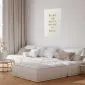 Plakat Gold Home 21x30 cm bez ramy z marginesem | MIRAT.