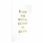 Plakat Gold Home 21x30 cm bez ramy z marginesem | MIRAT.