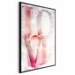 Plakat Miłość magnolii 60x90 cm z ramą czarną bez marginesu | MIRAT.