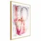 Plakat Miłość magnolii 60x90 cm z ramą złotą z marginesem | MIRAT.