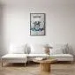Plakat Life Is Brutal 60x90 cm z ramą czarną bez marginesu | MIRAT.