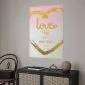 Plakat Love Is 29,7x42 cm bez ramy bez marginesu | MIRAT.