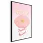 Plakat Sweet Kisses 40x60 cm z ramą czarną bez marginesu | MIRAT.