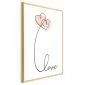 Plakat Połączeni w chmurach 21x30 cm z ramą złotą bez marginesu | MIRAT.