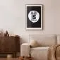 Plakat Artgeist All you need 21 x 30 cm 1 szt z ramą złotą i marginesem | MIRAT. kolekcja m-B-0048-ao-a