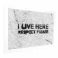 Plakat Respect 30x21 cm bez ramy z marginesem | MIRAT.