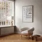 Plakat Matematyka 60x90 cm z ramą złotą z marginesem | MIRAT.