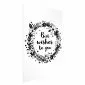Plakat Best wishes 21x30 cm bez ramy bez marginesu | MIRAT.