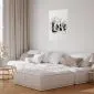 Plakat Love w kwiatach 29,7x42 cm bez ramy bez marginesu | MIRAT.