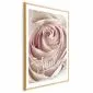 Plakat Uśmiechnij się 21x30 cm z ramą złotą z marginesem | MIRAT.