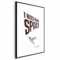 Plakat More Space 21x30 cm z ramą czarną z marginesem | MIRAT.