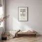 Plakat Best Revenge 60x90 cm z ramą czarną z marginesem | MIRAT.