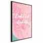 Plakat Pink Earth 40x60 cm z ramą czarną bez marginesu | MIRAT.