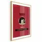 Plakat Premium Beer 21x30 cm z ramą złotą z marginesem | MIRAT.