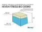 Materac piankowy FITNESS COSMO 100x200 antyalergiczny | MIRAT.