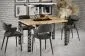 Stół rozkładany MATIO 80(170)x80 dąb złoty craft w stylu loft I sklep meblowy MIRAT. styl LOFT