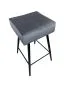 Hoker OLIMP BL VELVET ciemno szary w stylu loft | MIRAT. w stylu GLAMOUR, LOFT kolekcja