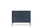 Komoda ALANI 2D2S granatowa z szufladami i półkami 104 cm | MIRAT. w stylu LOFT kolekcja ALANI