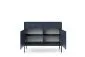 Komoda ALANI 2D2S granatowa z szufladami i półkami 104 cm | MIRAT. w stylu LOFT kolekcja ALANI