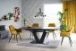 Krzesło LINEA VELVET curry welurowe pikowane | MIRAT. styl GLAMOUR, LOFT