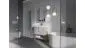 Umywalka meblowa MOSS 70 cm Solid Surface biała mat bez otworu | MIRAT