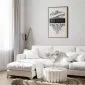 Plakat Home 21x30 cm z ramą złotą bez marginesu | MIRAT.