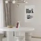 Plakat Black letters 60x90 cm bez ramy z marginesem | MIRAT.