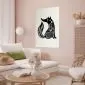 Plakat Be positive 60x90 cm bez ramy bez marginesu | MIRAT.