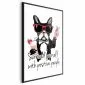 Plakat Advice 60x90 cm z ramą czarną z marginesem | MIRAT.