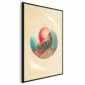 Plakat Muszla 21x30 cm z ramą czarną bez marginesu | MIRAT.
